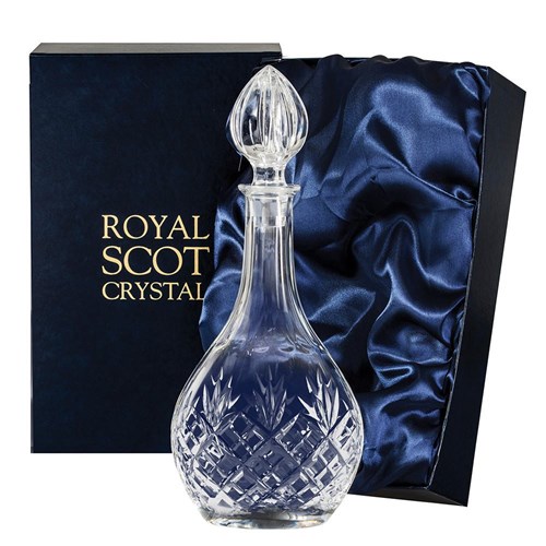 1 Royal Scot Port/Wine/Brandy Decanter 330mm - Edinburgh - Presentation Boxed - 5 Stars